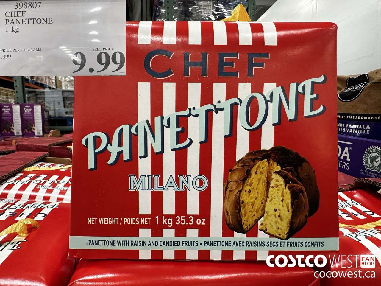 398807 CHEF PANETTONE 1 kg $9.99