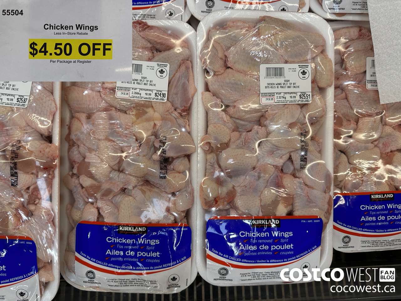 55504 CHICKEN WINGS ($4.50 INSTANT SAVINGS)