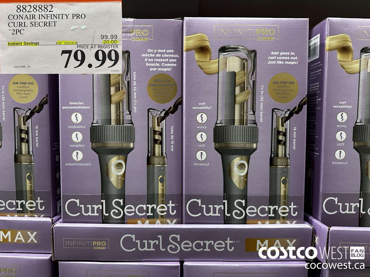 8828882 CONAIR INFINITY PRO CURL SECRET 2 PC ($20.00 INSTANT SAVINGS EXPIRES ON 2024-09-08) $79.99