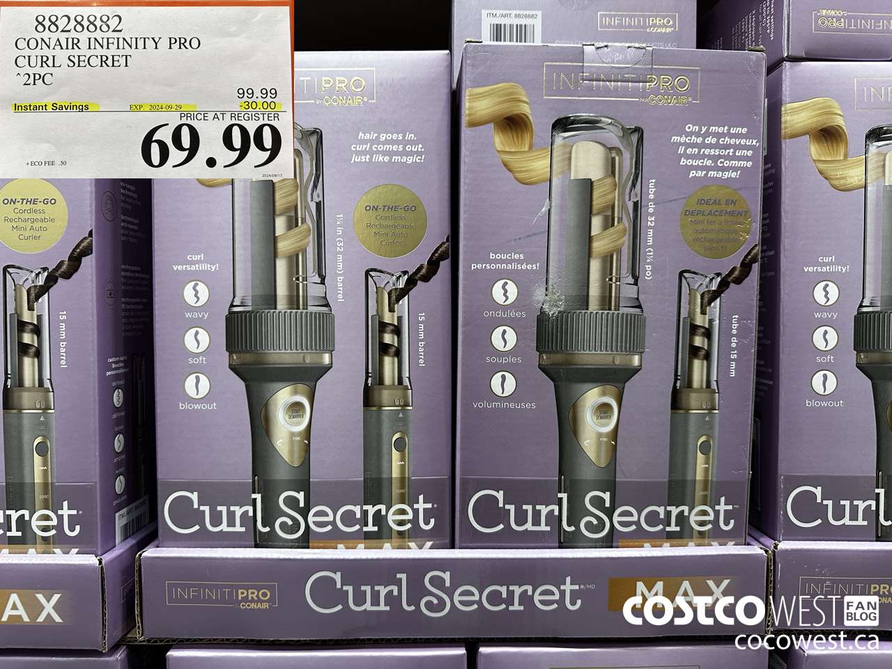 8828882 CONAIR INFINITY PRO CURL SECRET 2 PC ($30.00 INSTANT SAVINGS EXPIRES ON 2024-09-29) $69.99