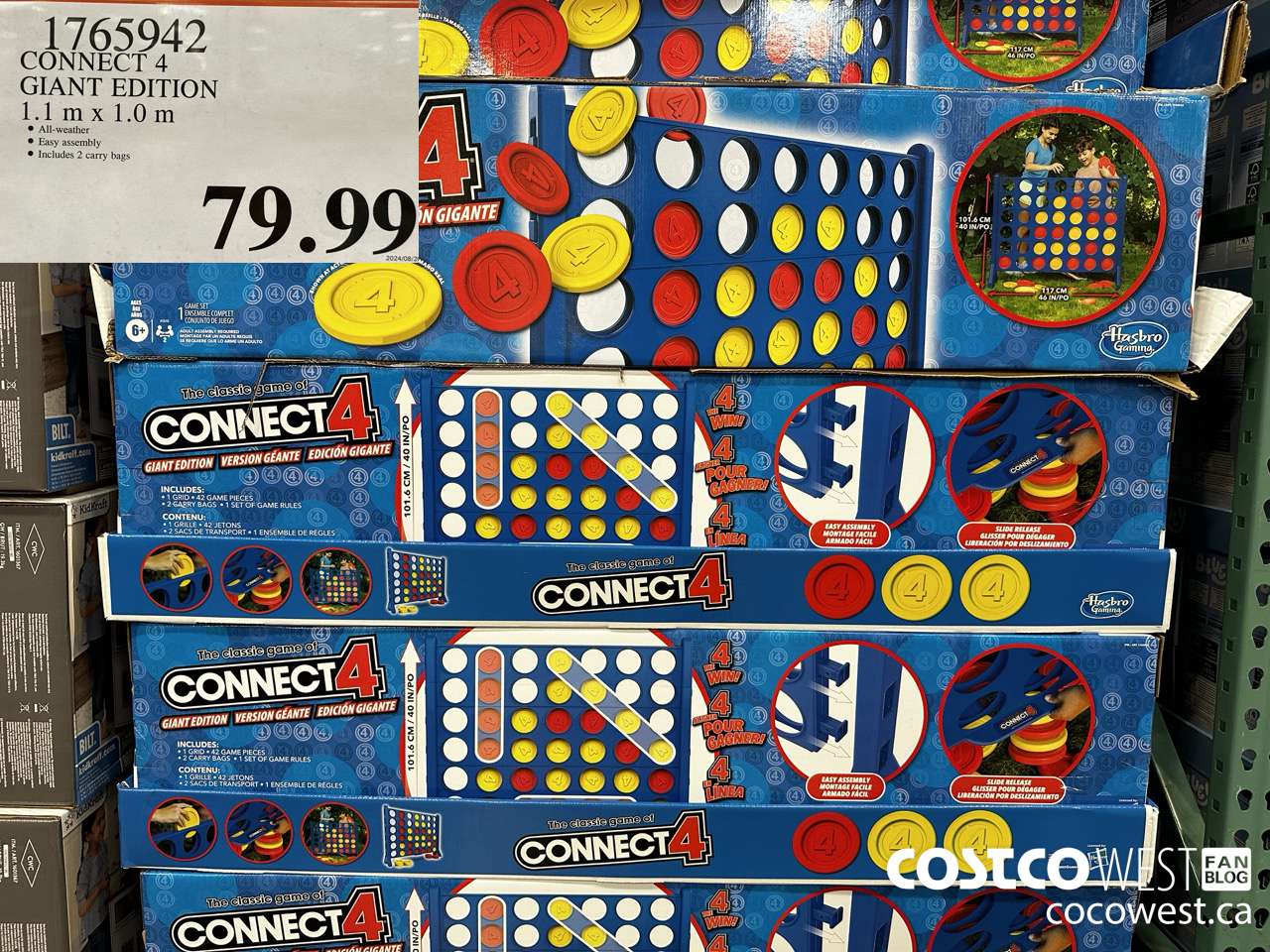 1765942 CONNECT 4 GIANT EDITION 1.1M X 1.0M $79.99
