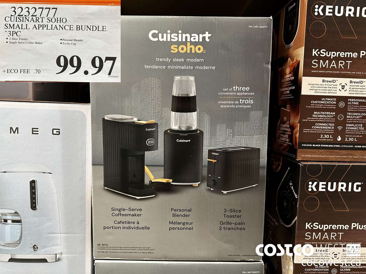 3232777 CUISINART SOHO SMALL APPLIANCE BUNDLE 3PC $99.97