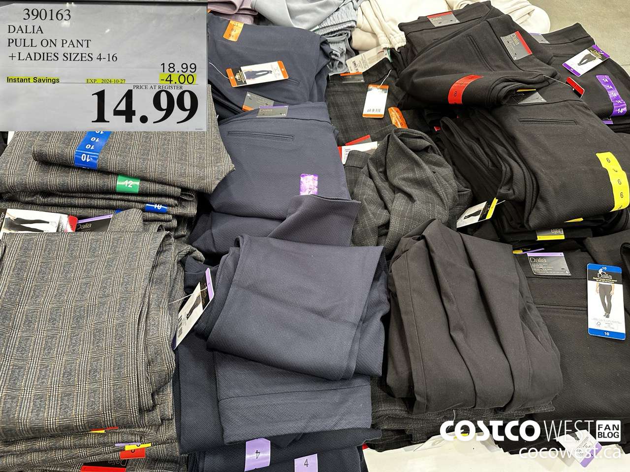 390163 DALIA PULL ON PANT LADIES SIZES 4-16 ($4.00 INSTANT SAVINGS EXPIRES ON 2024-10-27) $14.99