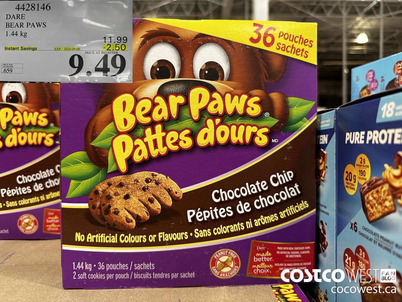 4428146 DARE BEAR PAWS 1.44 kg ($2.50 INSTANT SAVINGS EXPIRES ON 2024-09-08) $9.49