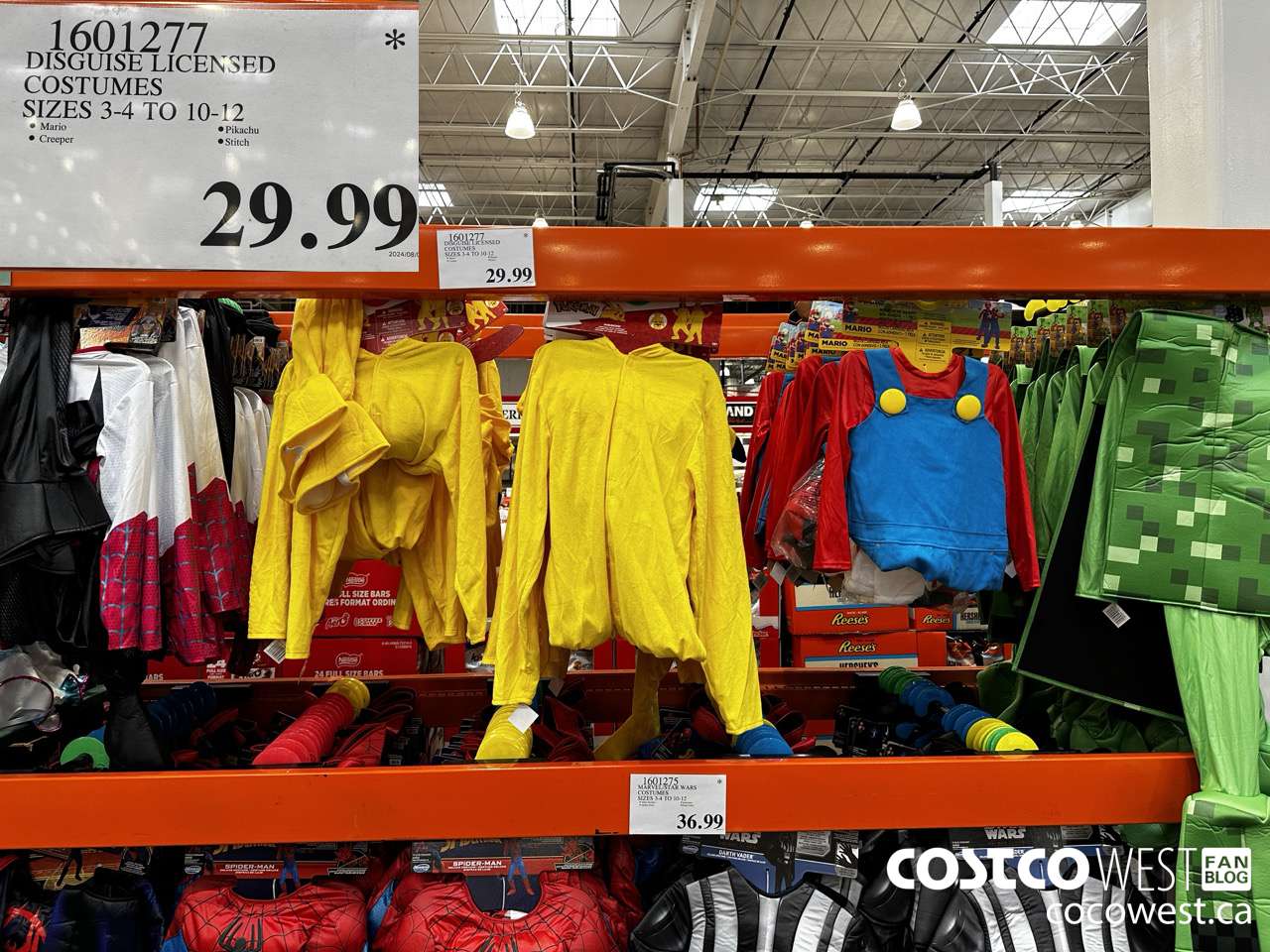 1601277 DISGUISE LICENSED COSTUMES SIZES 3-4 TO 10-12 $29.99