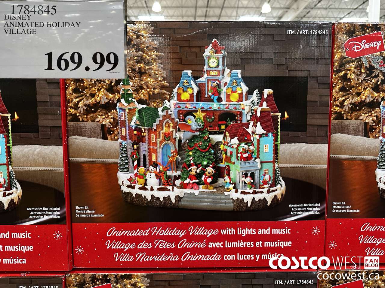 1784845 DISNEY ANIMATED HOLIDAY VILLAGE $169.99