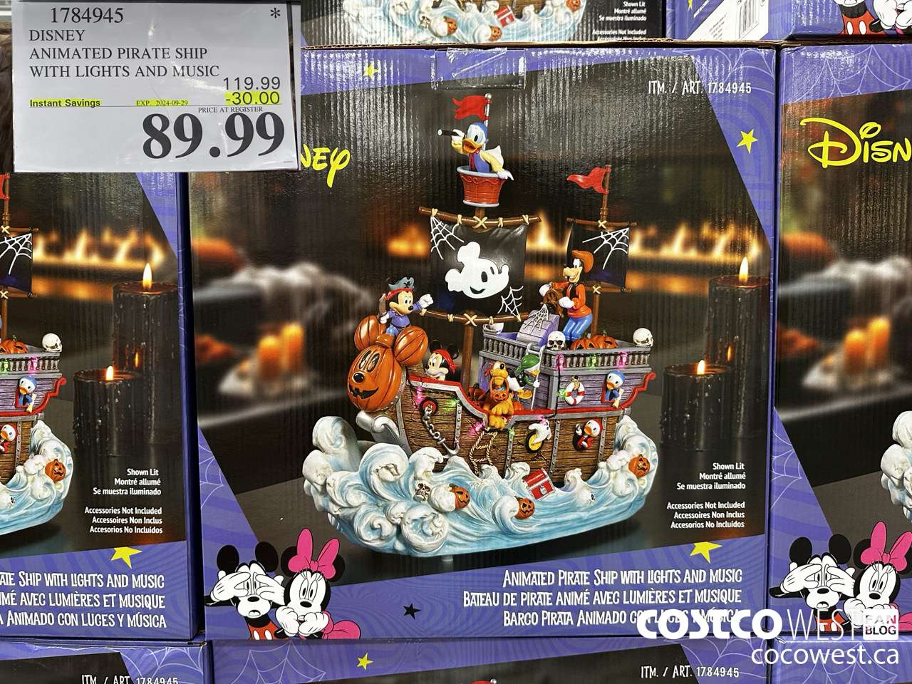 1784945 DISNEY ANIMATED PIRATE SHIP WITH LIGHTS AND MUSIC ($30.00 INSTANT SAVINGS EXPIRES ON 2024-09-29) $89.99