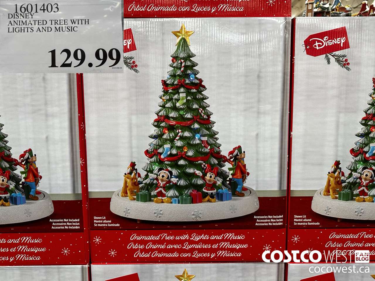 1601403 DISNEY ANIMATED TREE WITH LIGHTS AND MUSIC $129.99