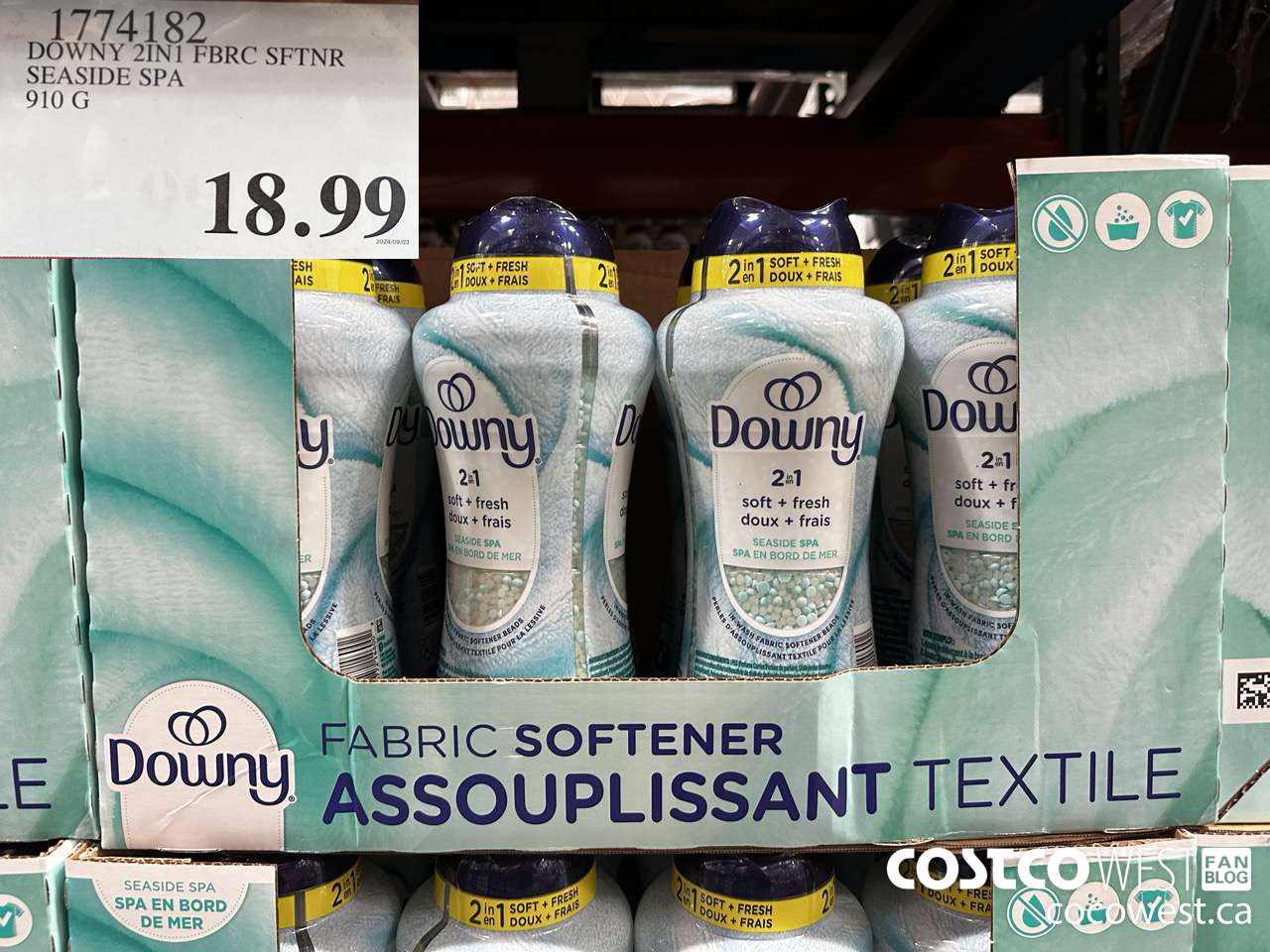 1774182 DOWNY 2IN1 FBRC SFTNR SEASIDE SPA 910G $18.99