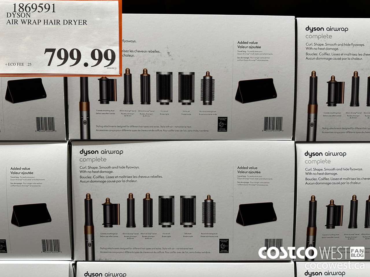 1869591 DYSON AIR WRAP HAIR DRYER $799.99