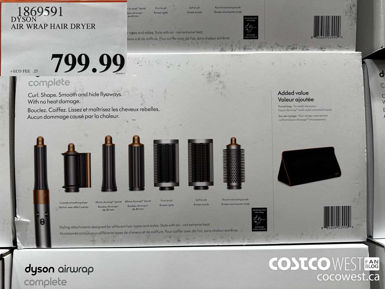 1869591 DYSON AIR WRAP HAIR DRYER $799.99