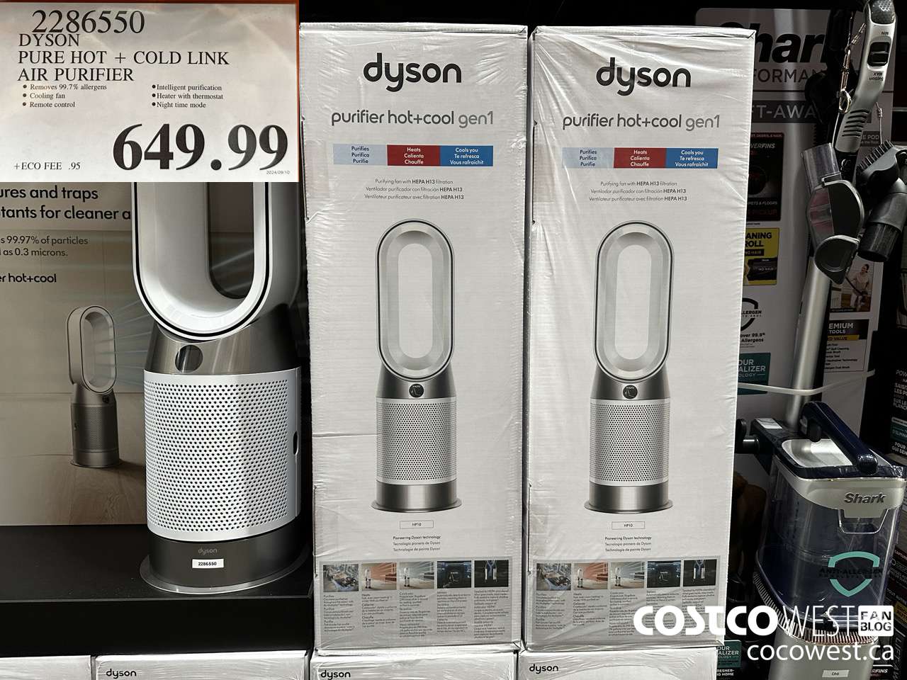 2286550 DYSON PURE HOT + COLD LINK AIR PURIFIER $649.99