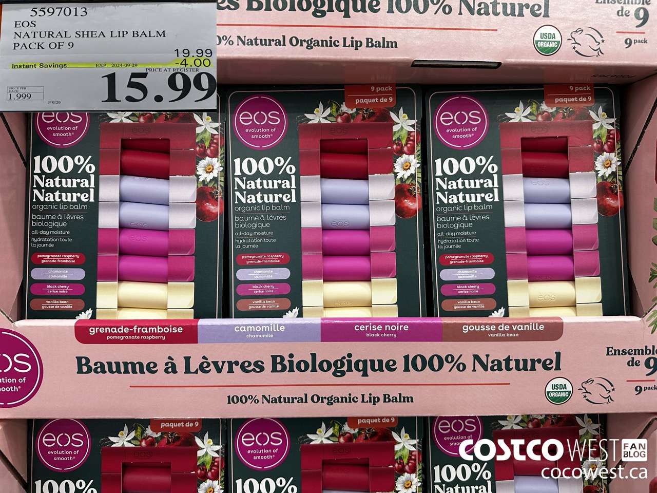 5597013 EOS NATURAL SHEA LIP BALM PACK OF 9 ($4.00 INSTANT SAVINGS EXPIRES ON 2024-09-29) $15.99