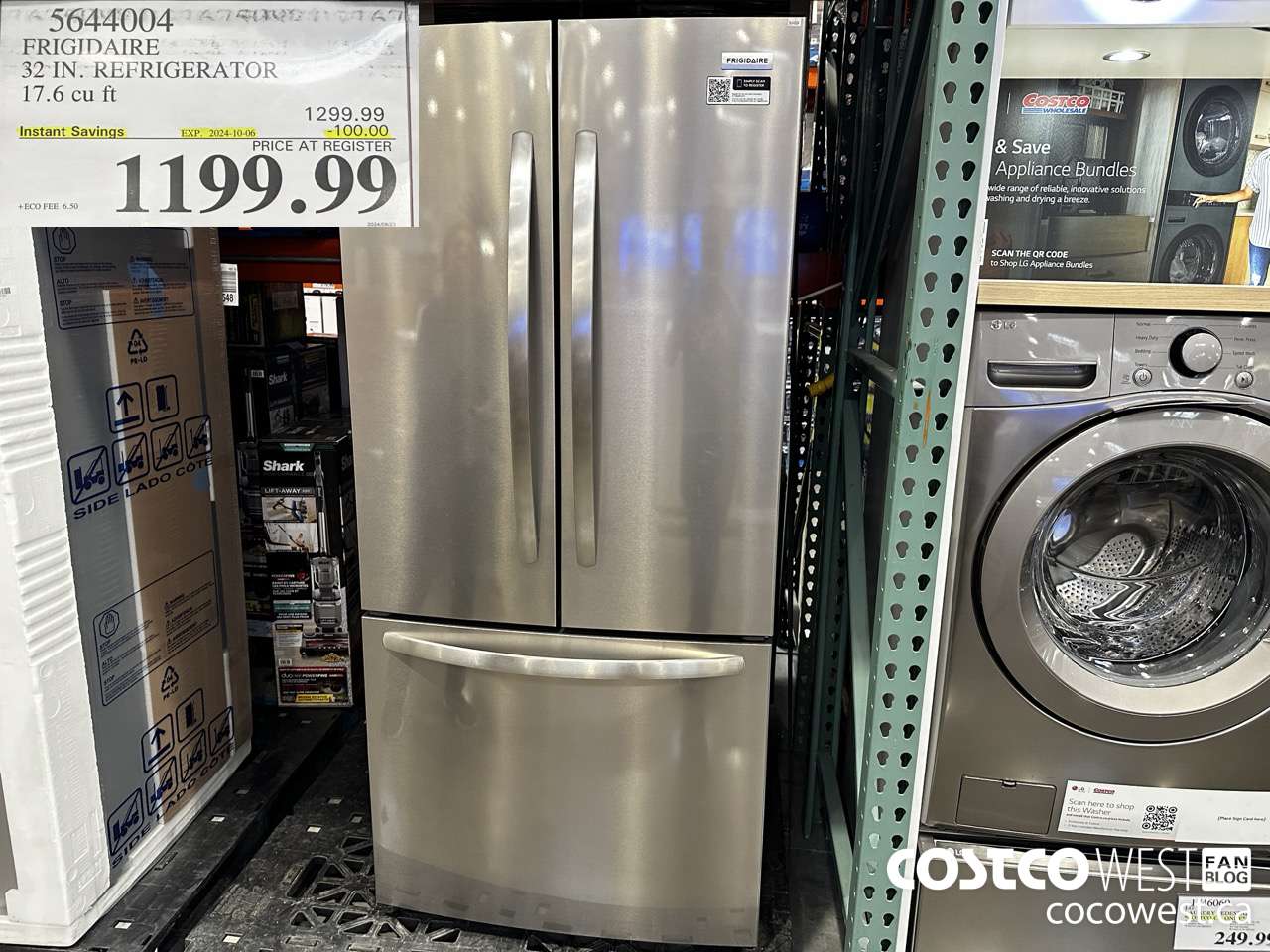 5644004 FRIGIDAIRE 32I7N REFRIGERATOR 17.6 CUFT ($100.00 INSTANT SAVINGS EXPIRES ON 2024-10-06) $1199.99