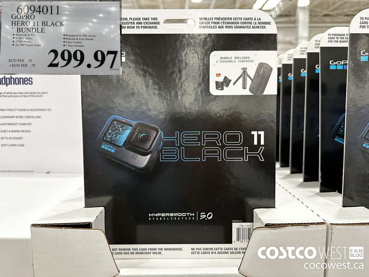 6094011 GOPRO HERO11 BLACK BUNDLE $299.97