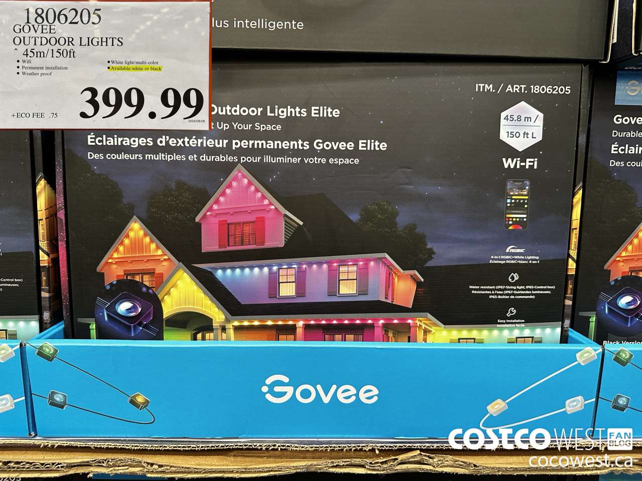 1806205 GOVEE OUTDOOR LIGHTS 45M/150FT $399.99