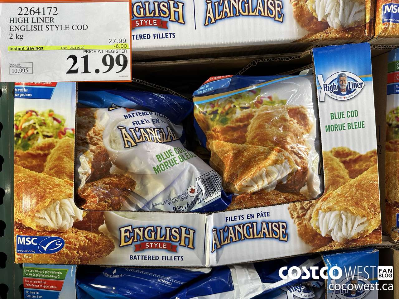 2264172 HIGH LINER ENGLISH STYLE COD 2 KG ($6.00 INSTANT SAVINGS EXPIRES ON 2024-09-29) $21.99