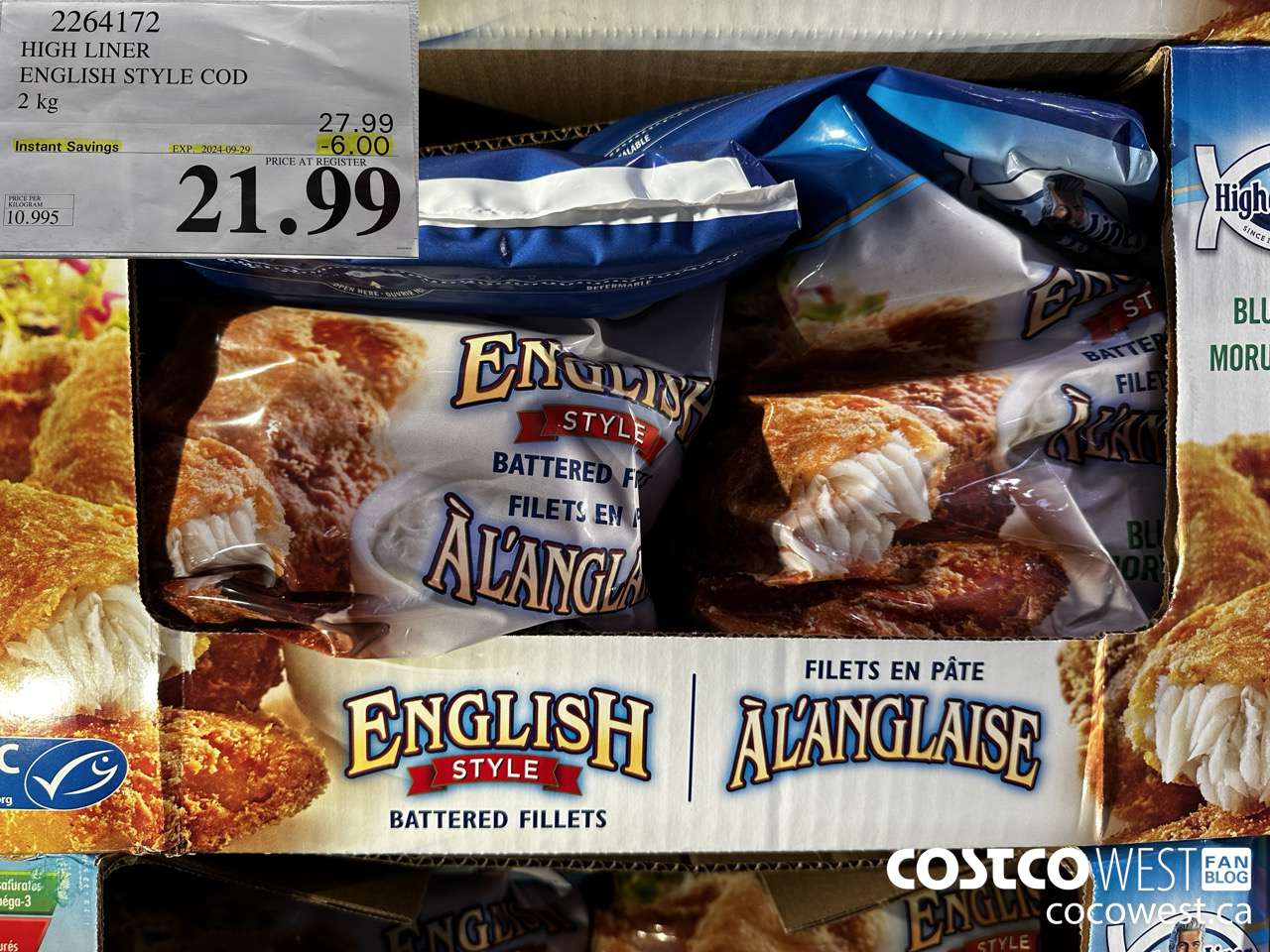 2264172 HIGH LINER ENGLISH STYLE COD 2 KG ($6.00 INSTANT SAVINGS EXPIRES ON 2024-09-29) $21.99
