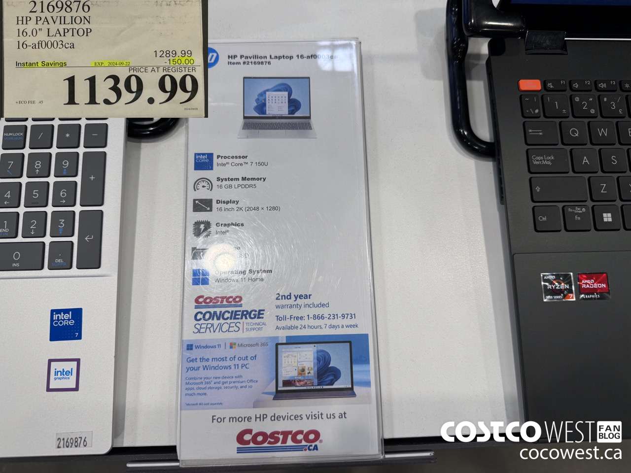 2169876 HP PAVILION 16.0