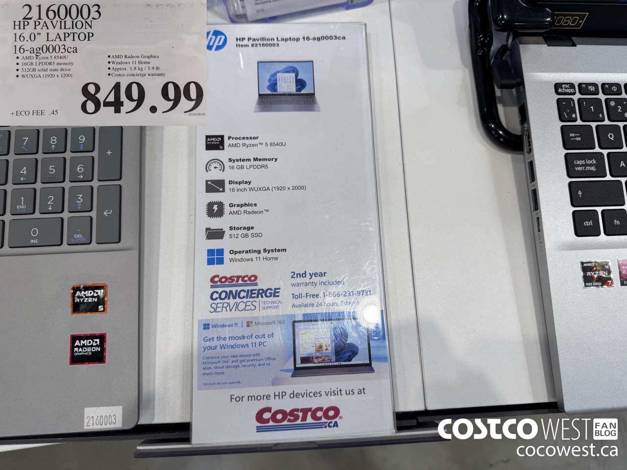 2160003 HP PAVILION 16.0