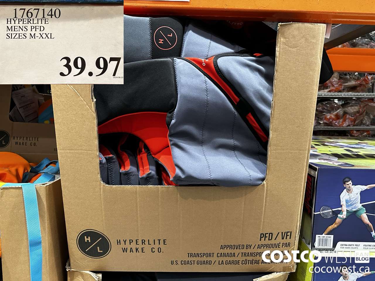 1767140 HYPERLITE MENS PFD SIZES M-XXL $39.97