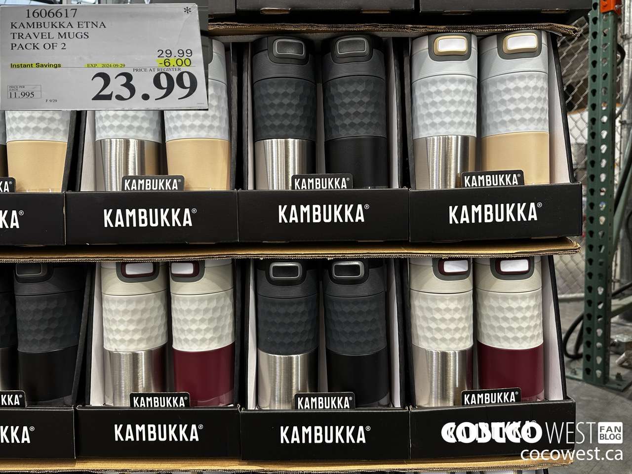 1606617 KAMBUKKA ETNA TRAVEL MUGS PACK OF 2 ($6.00 INSTANT SAVINGS EXPIRES ON 2024-09-29) $23.99