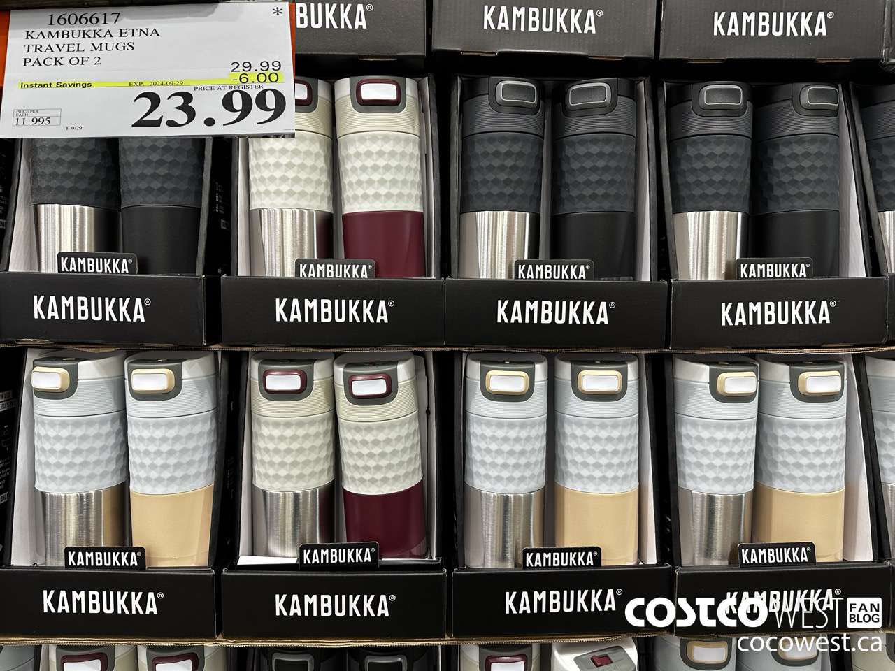 1606617 KAMBUKKA ETNA TRAVEL MUGS PACK OF 2 ($6.00 INSTANT SAVINGS EXPIRES ON 2024-09-29) $23.99