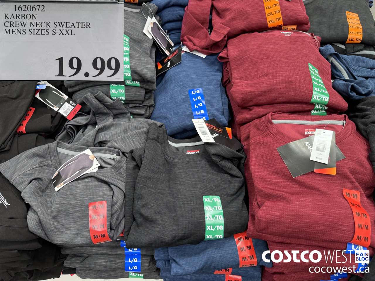 1620672 KARBON CREW NECK SWEATER MENS SIZES S-XXL  $19.99