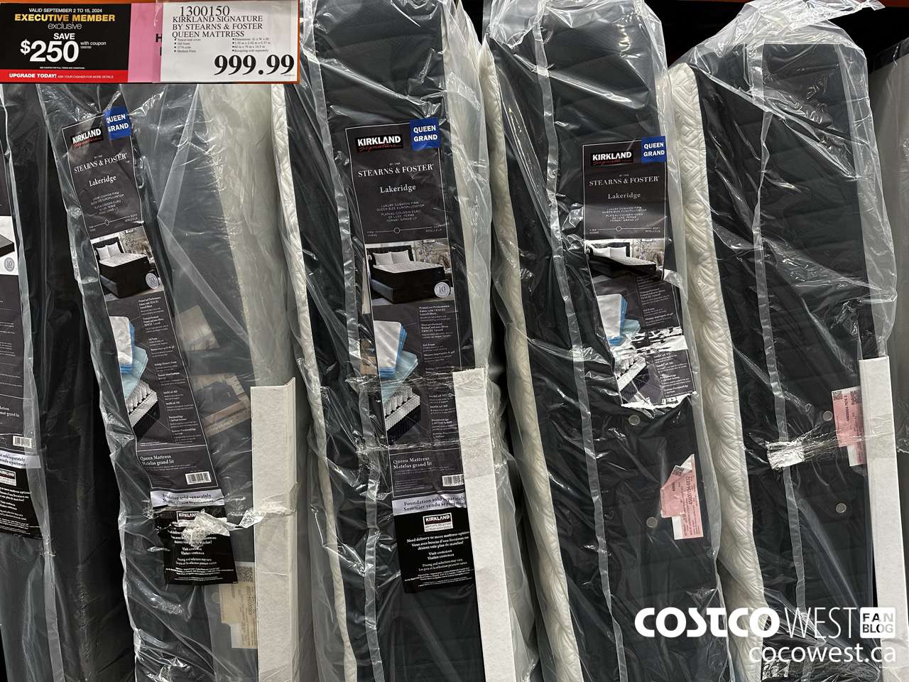 1300150 KIRKLAND SIGNATURE BY STEARNS & FOSTER QUEEN MATTRESS ($250.00 INSTANT SAVINGS EXPIRES ON 2024-09-15) $749.99