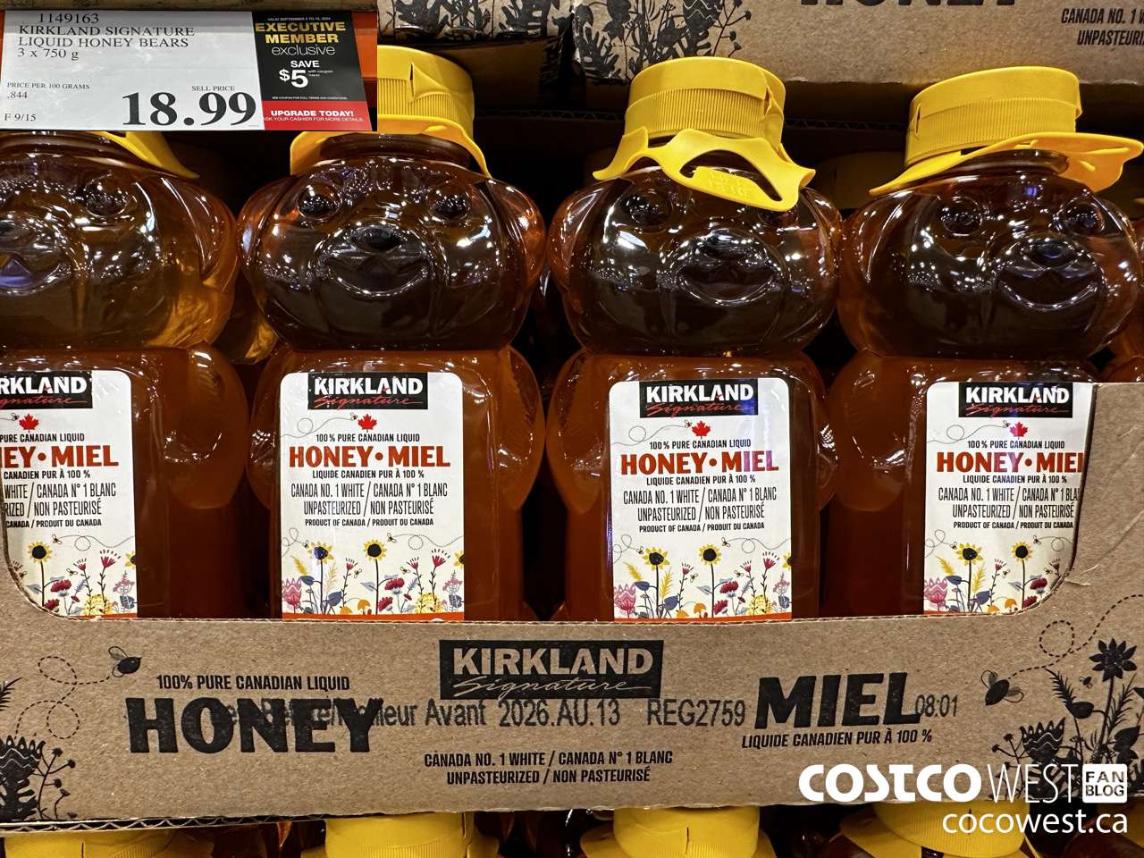 1149163 KIRKLAND SIGNATURE LIQUID HONEY BEARS 3 X 750 G ($5.00 INSTANT SAVINGS EXPIRES ON 2024-09-15) $13.99