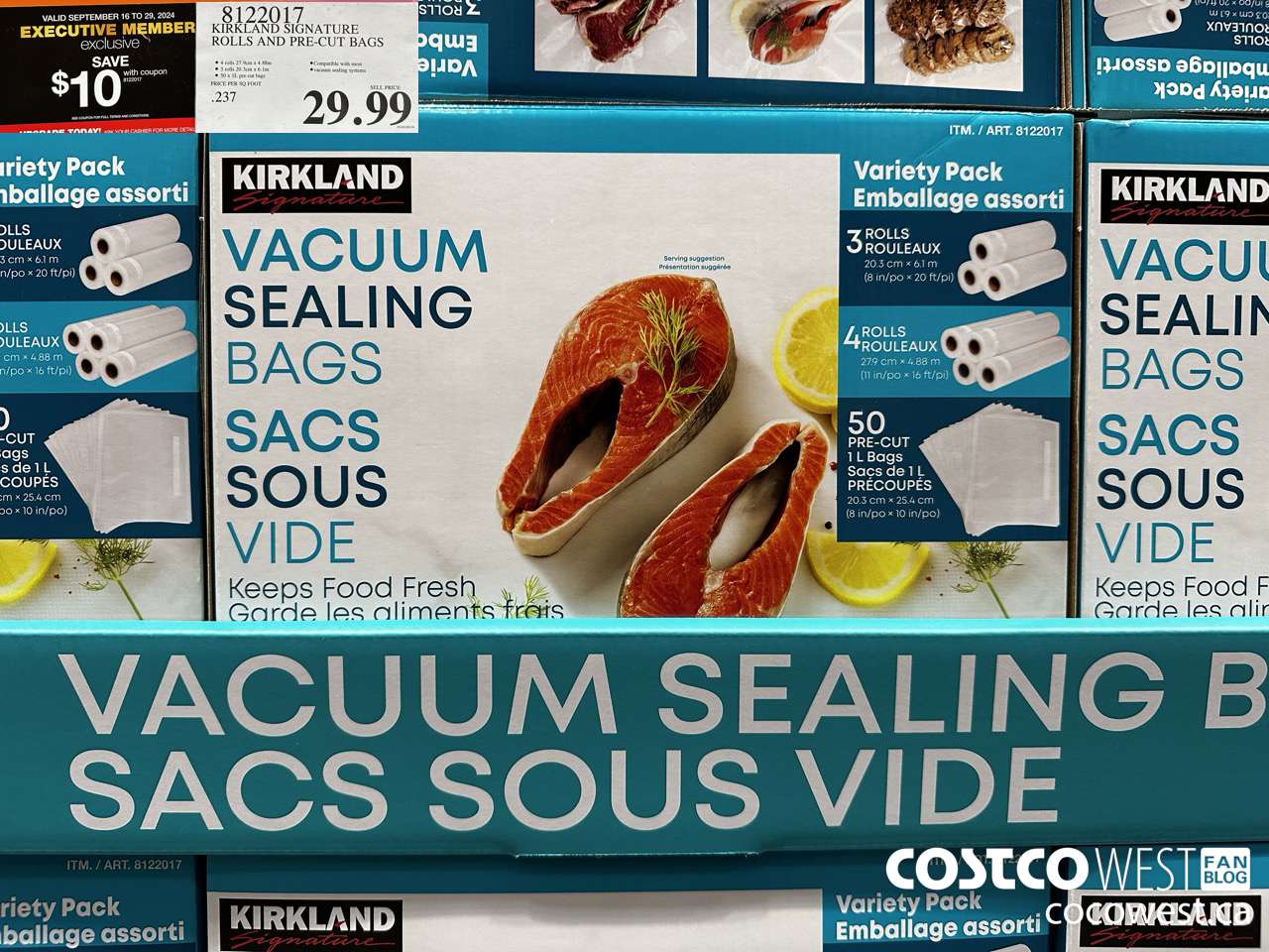 8122017 KIRKLAND SIGNATURE ROLLS AND PRE-CUT BAGS  ($10.00 INSTANT SAVINGS EXPIRES ON 2024-09-29) $19.99