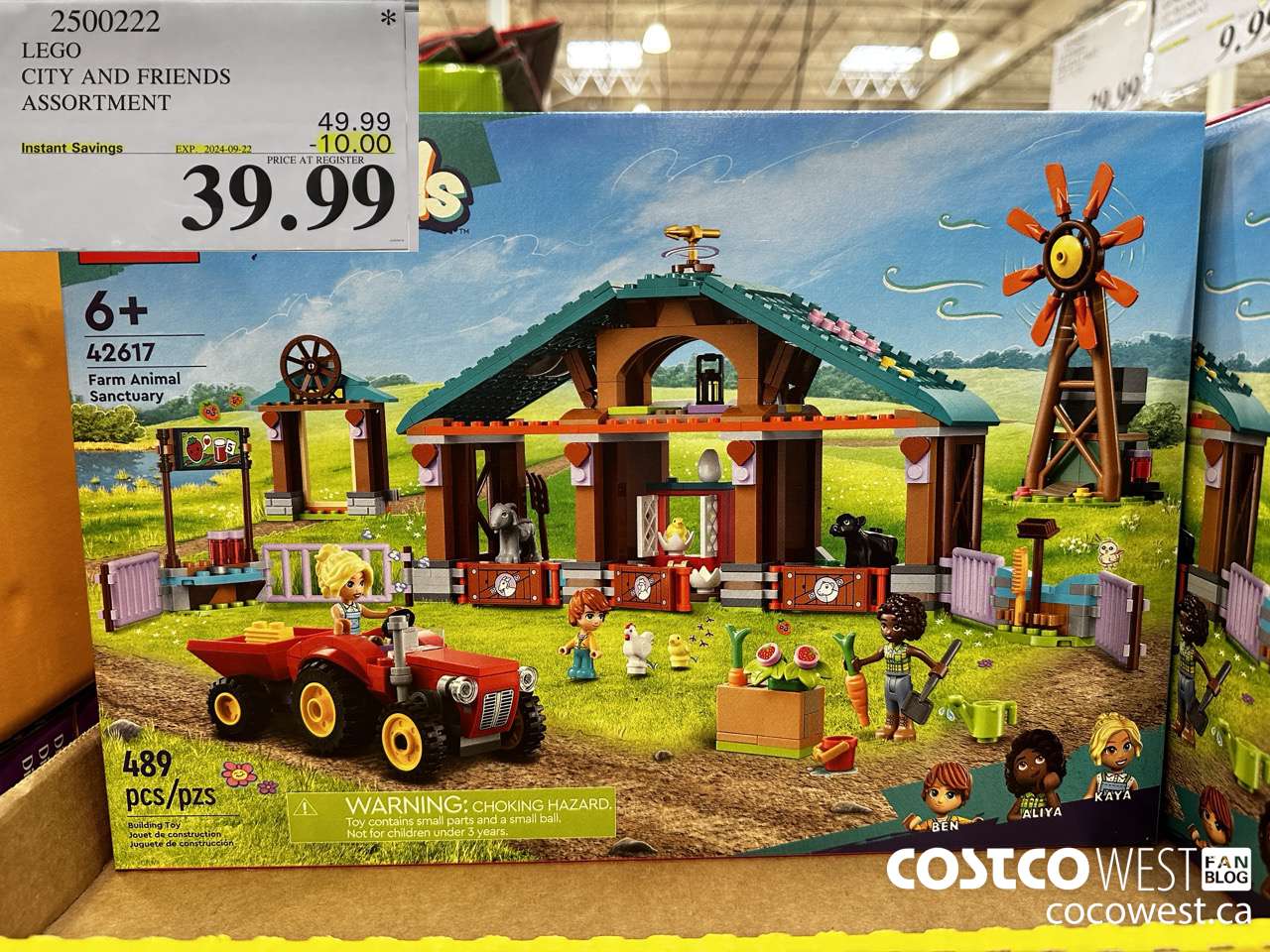 2500222 LEGO CITY AND FRIENDS ASSORTMENT ($10.00 INSTANT SAVINGS EXPIRES ON 2024-09-22) $39.99