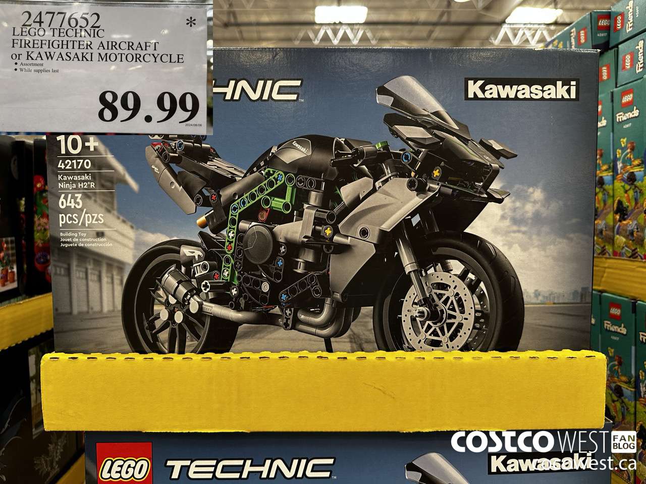 2477652 LEGO TECHNIC FIREFIGHTER AIRCRAFT OR KAWASAKI MOTORCYCLE $89.99