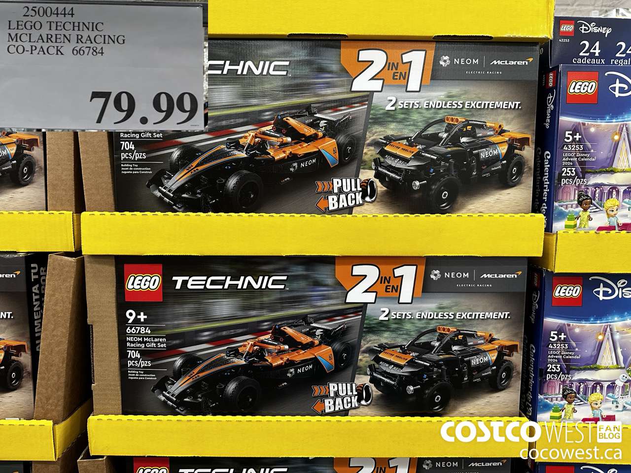2500444 LEGO TECHNIC MCLAREN RACING CO-PACK 66784 $79.99