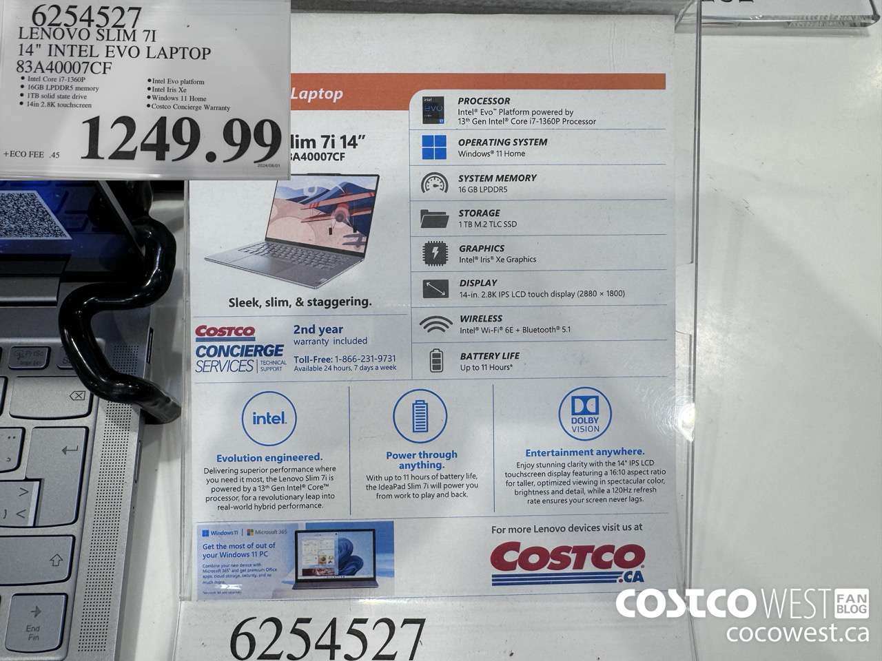 6254527 LENOVO SLIM 7I 14