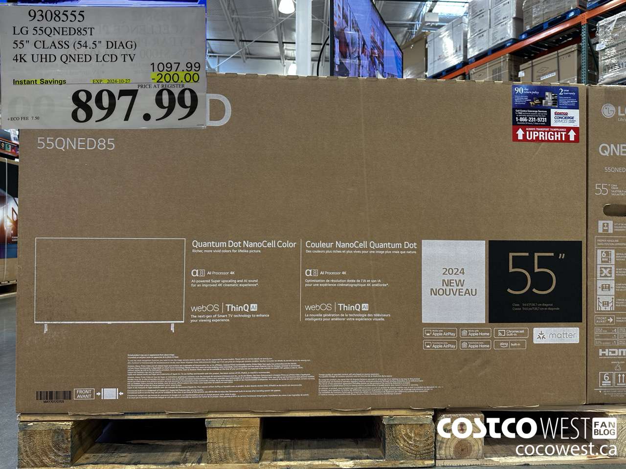 9308555 LG 55QNED85T 55