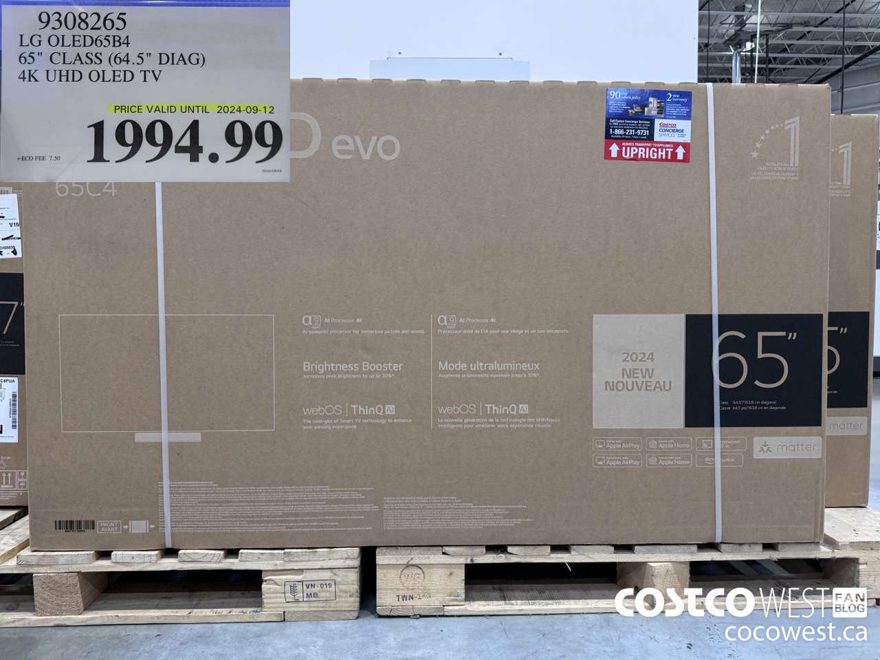 9308265 LG OLED65B4 65