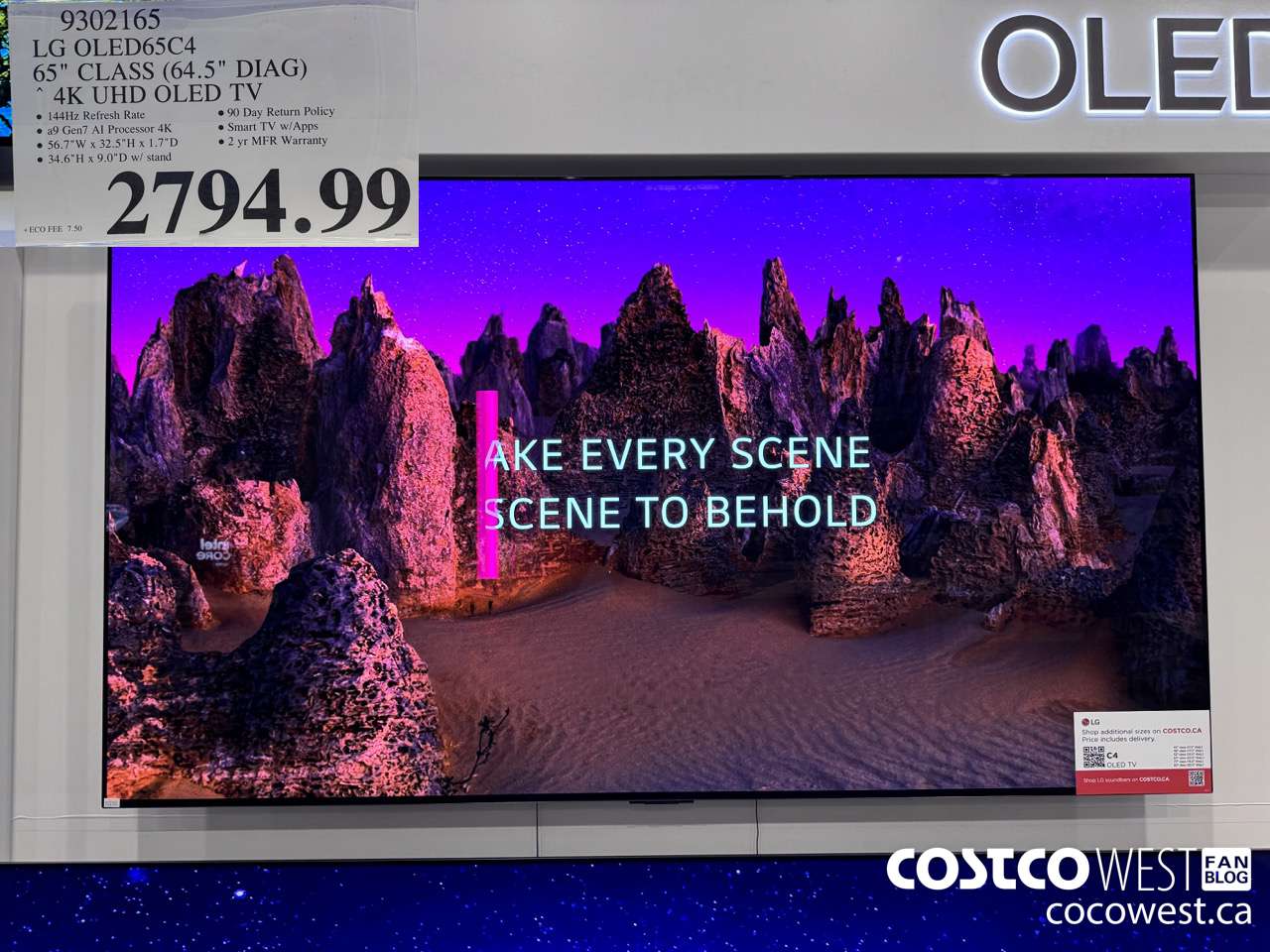 9302165 LG OLED65C4 65