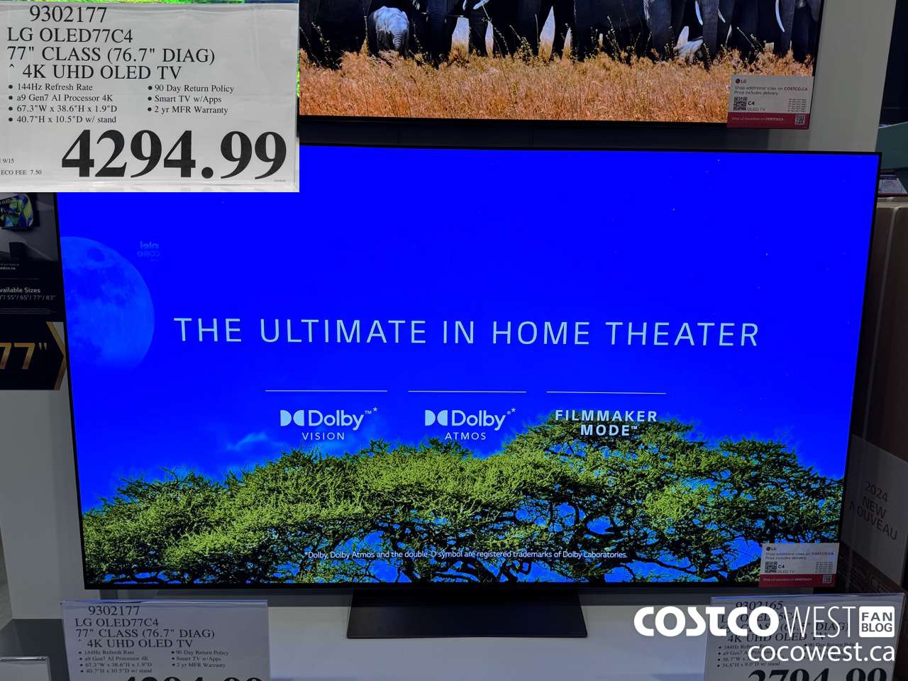 9302177 LG OLED77C4 77