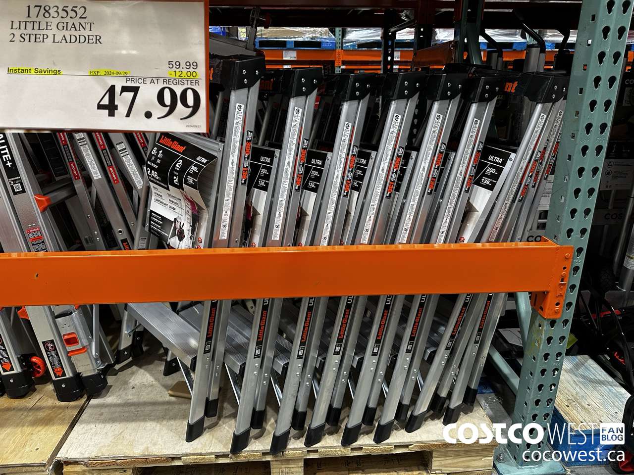 1783552 LITTLE GIANT 2 STEP LADDER ($12.00 INSTANT SAVINGS EXPIRES ON 2024-09-29) $47.99