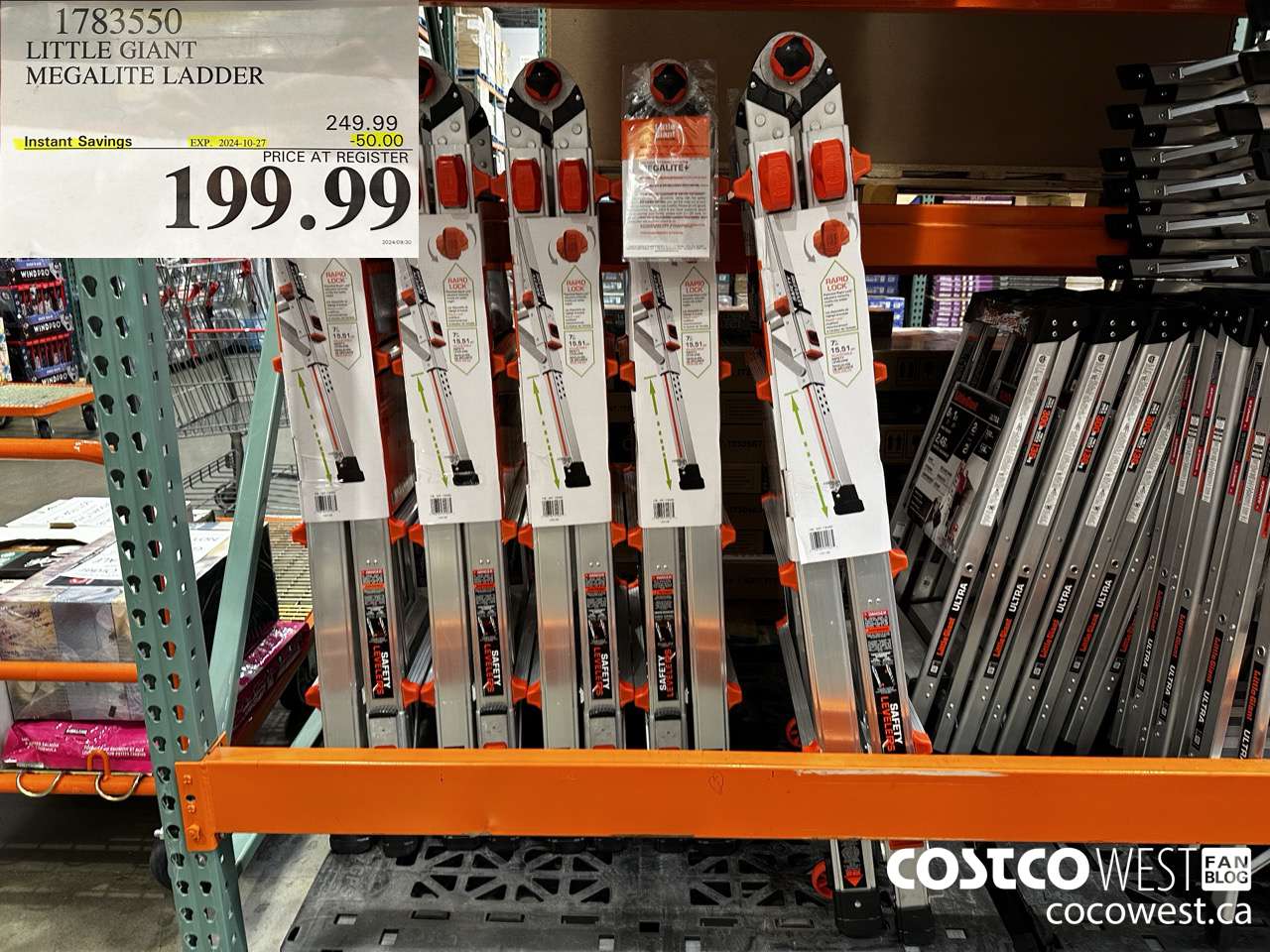 1783550 LITTLE GIANT MEGALITE LADDER ($50.00 INSTANT SAVINGS EXPIRES ON 2024-10-27) $199.99