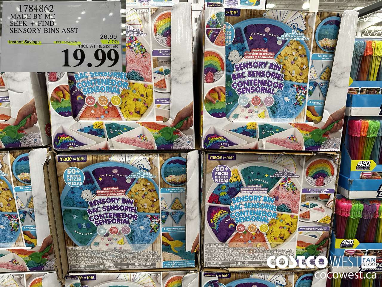 1784862 MADE BY ME SEEK + FIND SENSORY BINS ASST ($7.00 INSTANT SAVINGS EXPIRES ON 2024-09-29) $19.99