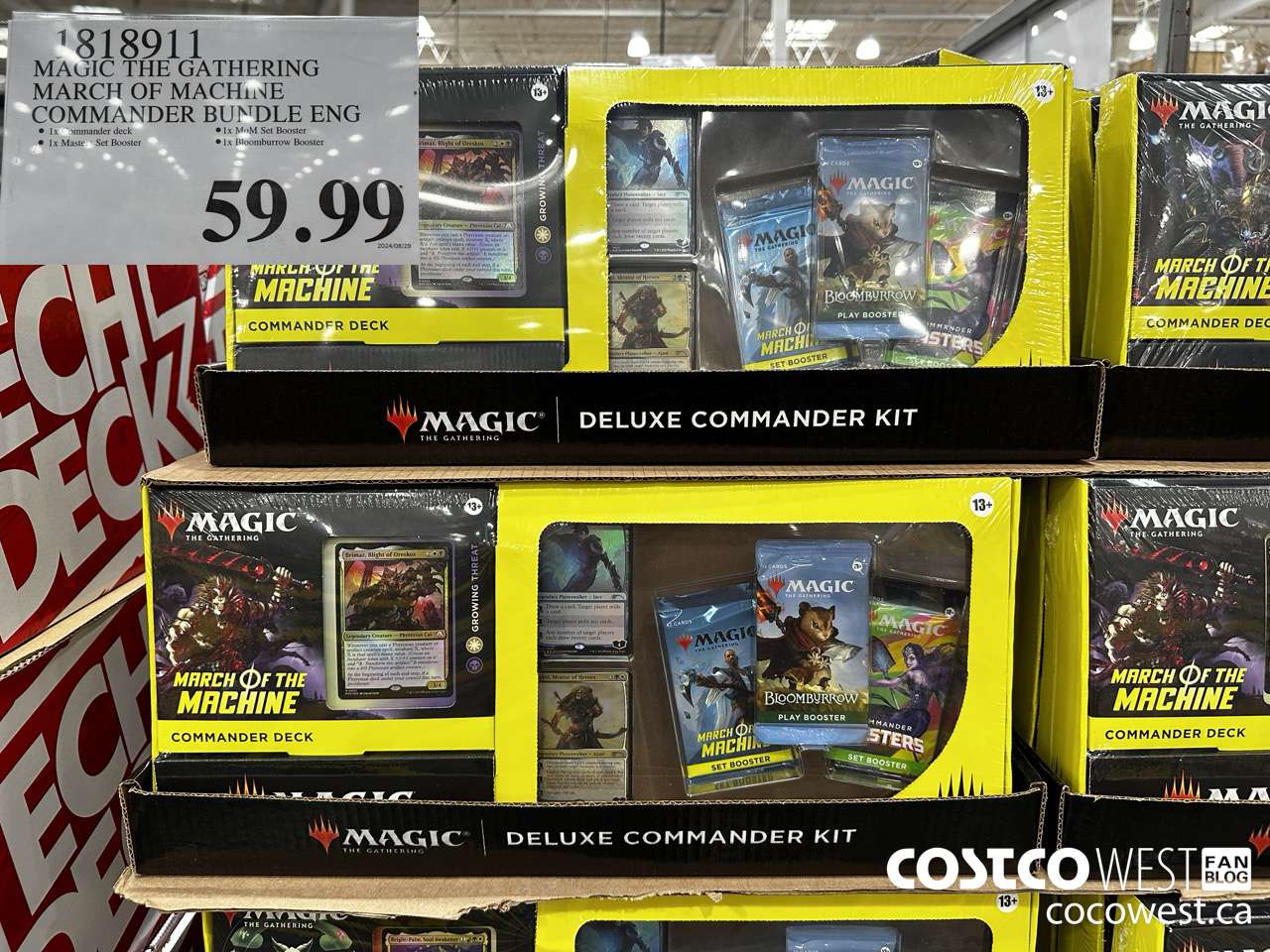 1818911 MAGIC THE GATHERING MARCH OF THE MACHINE COMMANDER BUNDLE ENG $59.99