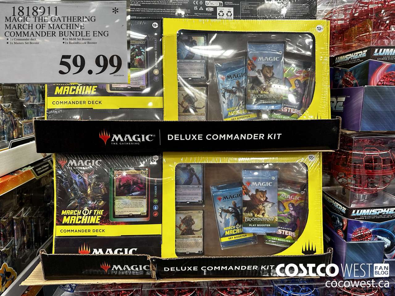 1818911 MAGIC THE GATHERING MARCH OF THE MACHINE COMMANDER BUNDLE ENG $59.99