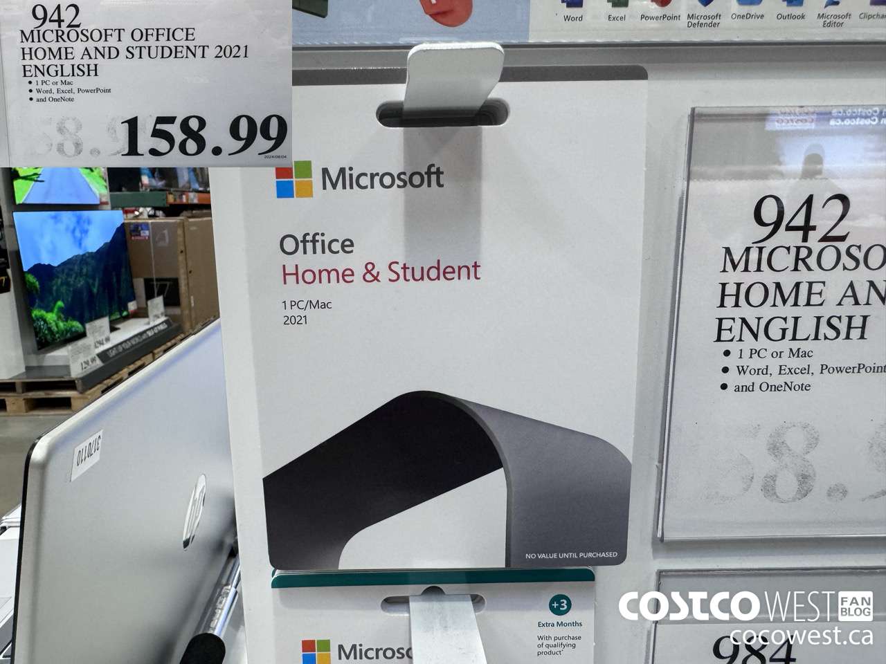 942 MICROSOFT OFFICE HOME AND STUDENT 2021 ENGLISH  $158.99