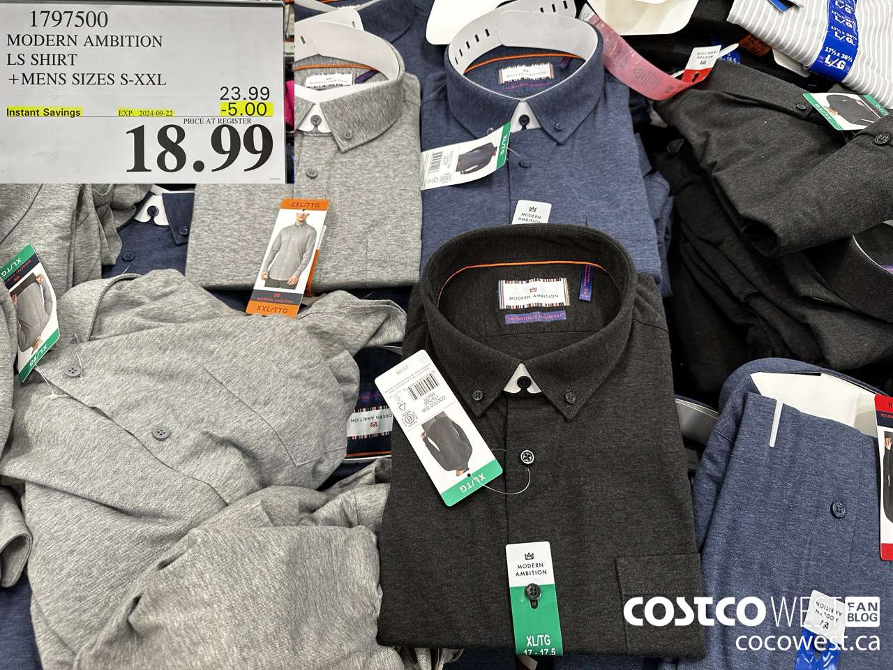 1797500 MODERN AMBITION LS SHIRT MENS SIZES S-XXL ($5.00 INSTANT SAVINGS EXPIRES ON 2024-09-22) $18.99