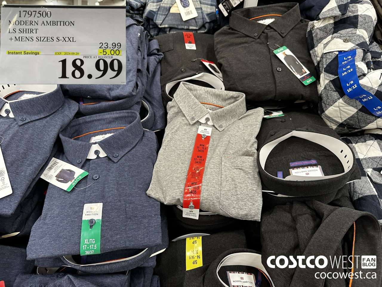 1797500 MODERN AMBITION LS SHIRT MENS SIZES S-XXL ($5.00 INSTANT SAVINGS EXPIRES ON 2024-09-29) $18.99