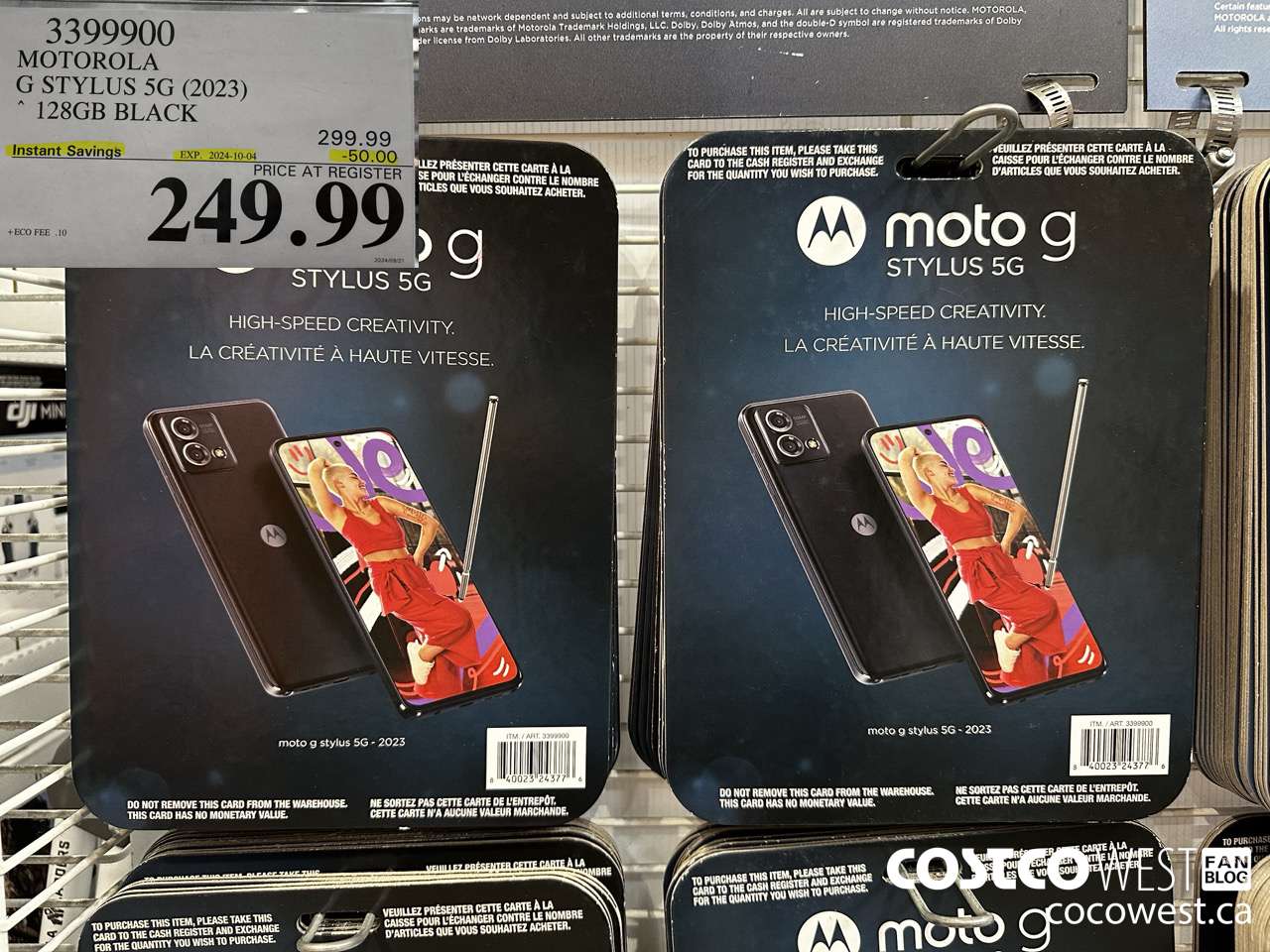 3399900 MOTOROLA G STYLUS 5G (2023) 128GB BLACK ($50.00 INSTANT SAVINGS EXPIRES ON 2024-10-04) $249.99