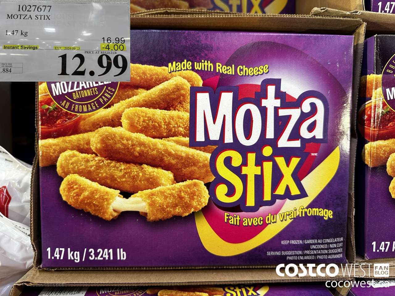 1027677 MOTZA STIX 1.47 kg ($4.00 INSTANT SAVINGS EXPIRES ON 2024-09-15) $12.99
