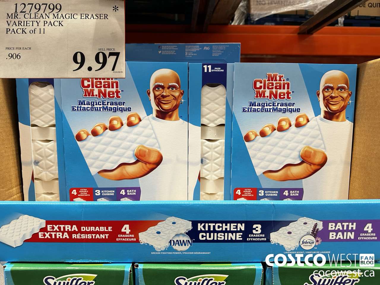 1279799 MR. CLEAN MAGIC ERASER VARIETY PACK PACK OF 11 $9.97
